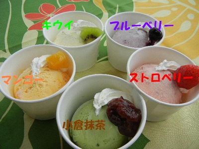 自家製アイスクリーム